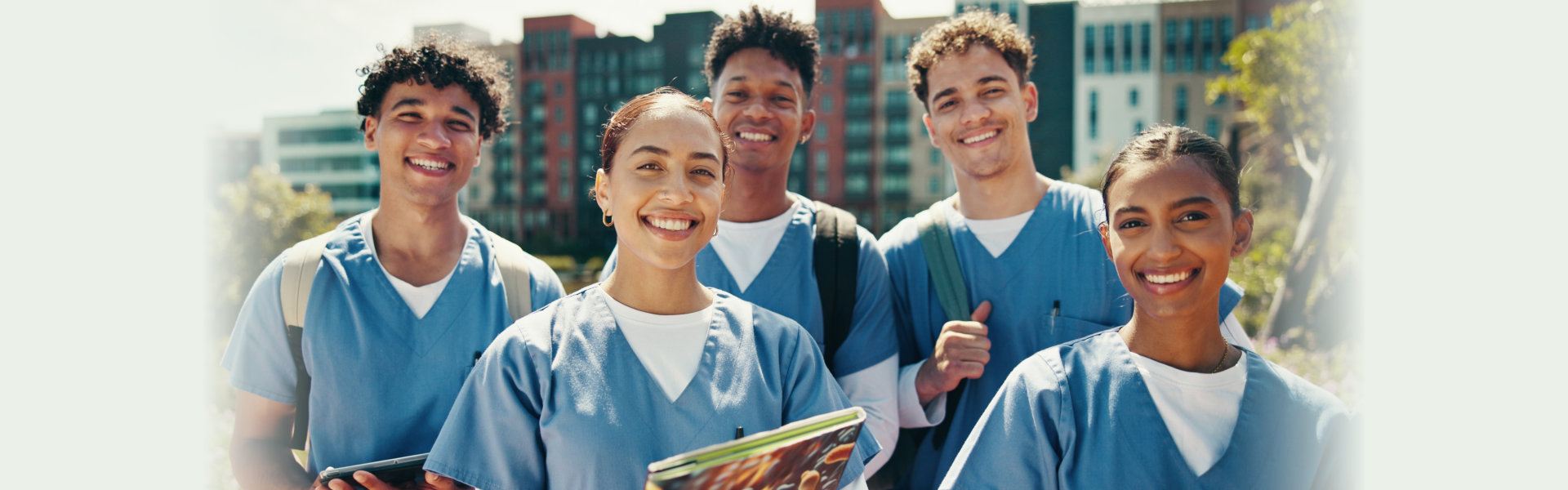 portrait as medical student for career, learning or education in clinic